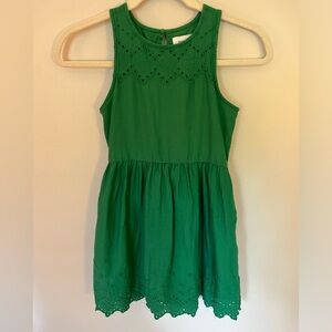 Old Navy Green Eyelet Kids Dress